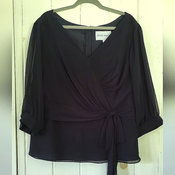 Mother Of The Bride/Groom Chiffon Sheer Sleeve Blouse - Picture 1 of 10